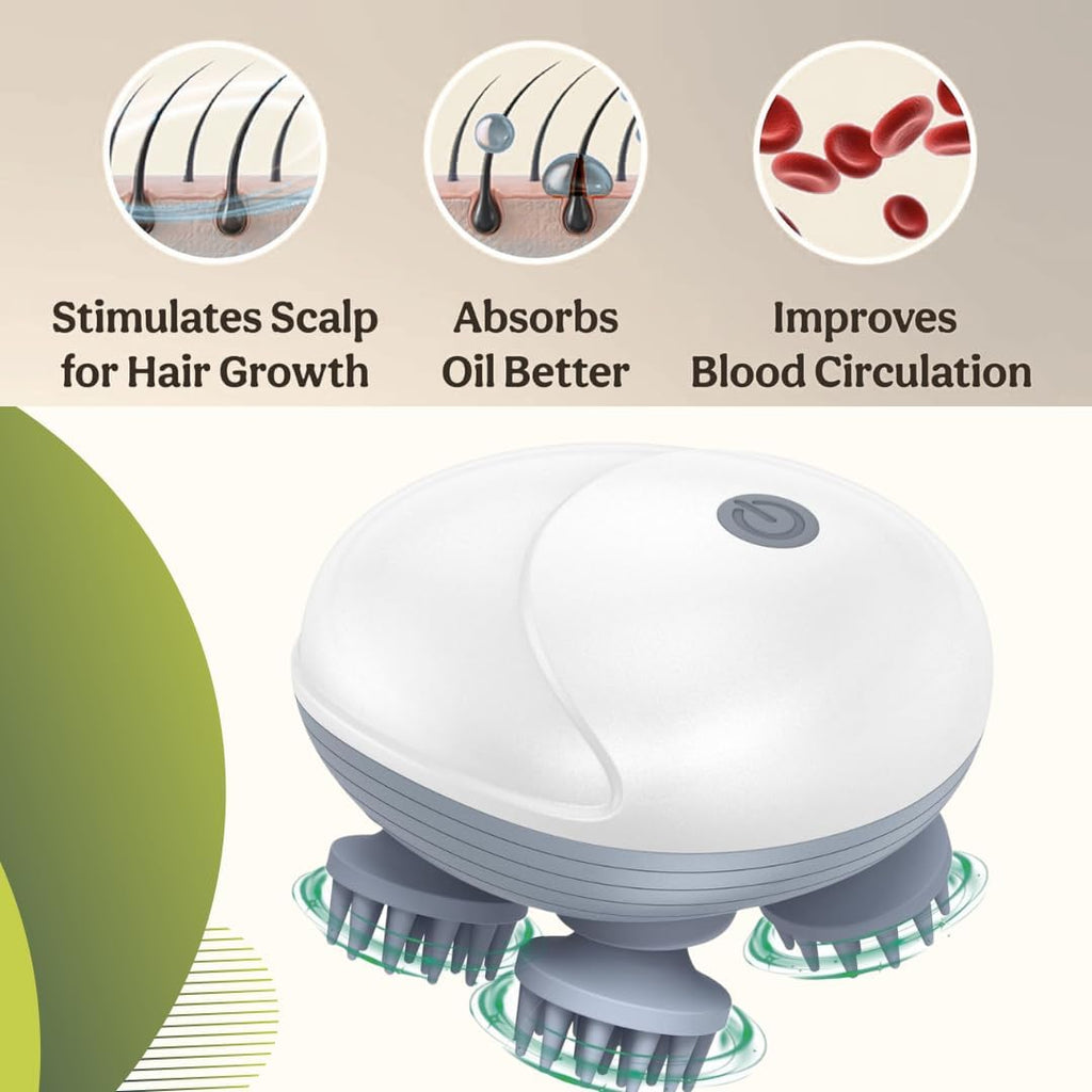 head massager machine | electric scalp massager for hair growth | vibrating head scratcher | Portable octopus Claw for stress relief